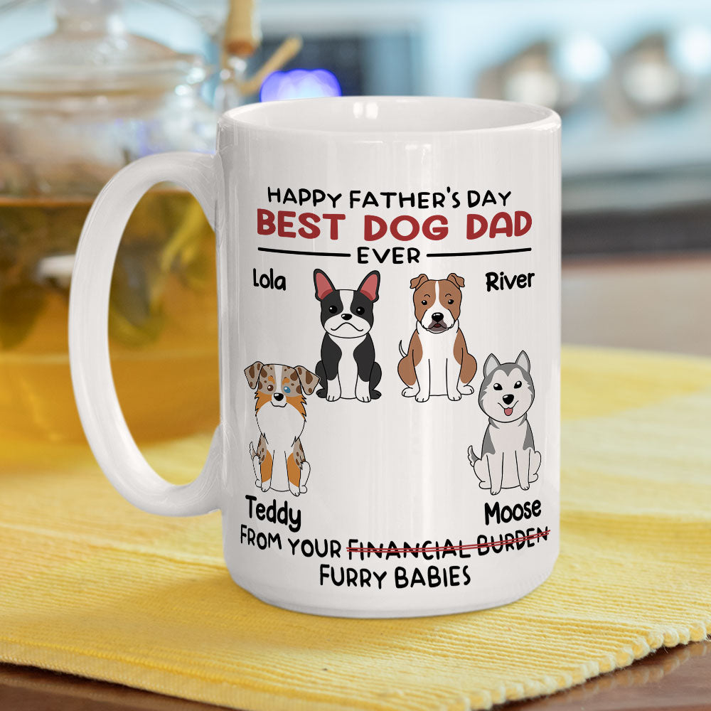 The Best Dog Ever - Personalized Custom Ceramic Coffee Mug for Pet Lovers