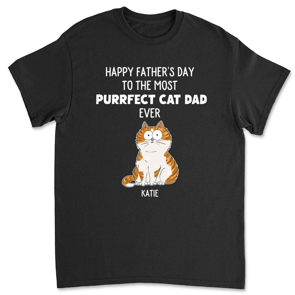 Purrfect Cat - Personalized Custom Unisex 5.3 oz T-shirt for Pet Lovers