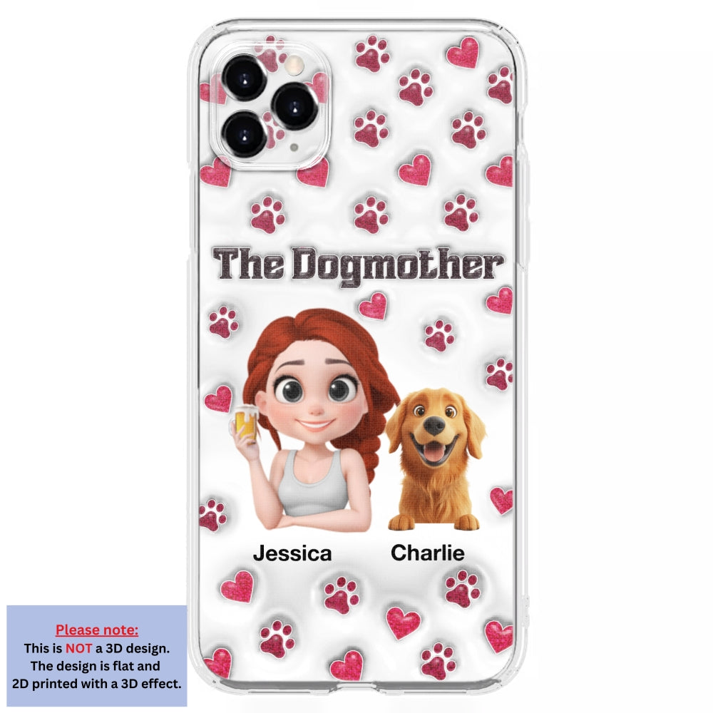 Slay Cartoon Dog Mother - Exclusive Personalized Custom 3D Inflated Effect Phone Case for Stylish Protection