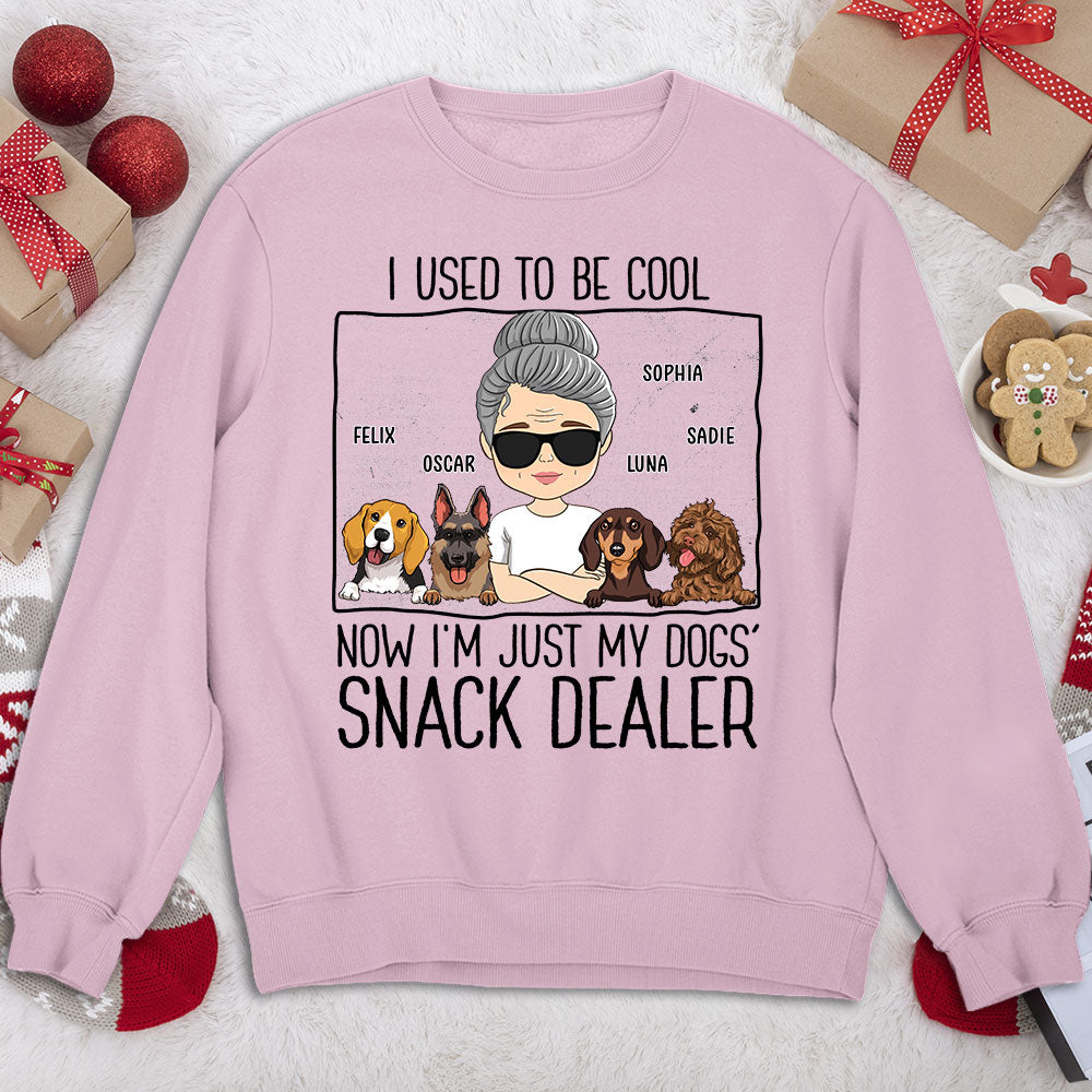 Just A Pet Snack Dealer - Personalized Custom Unisex 8.0 oz Sweatshirt for Pet Lovers