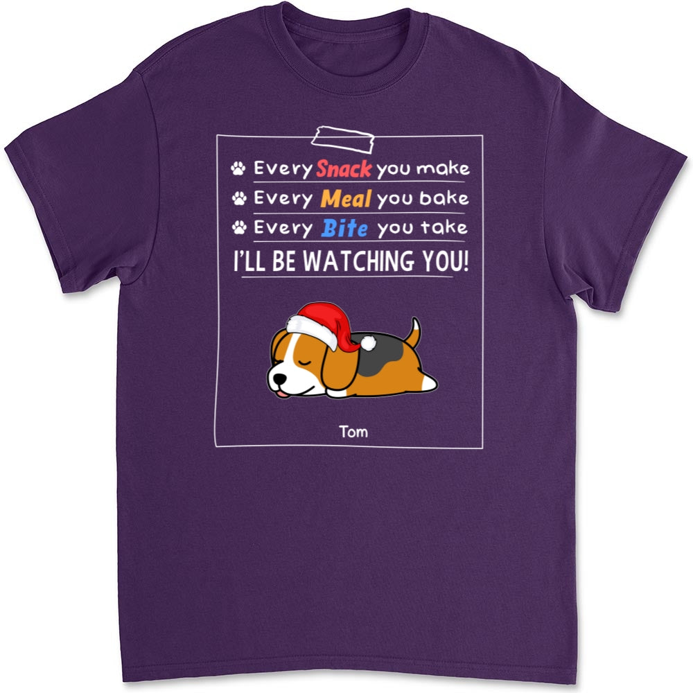 I Will Be Watching You - Personalized Custom Unisex 5.3 oz T-shirt for Pet Lovers