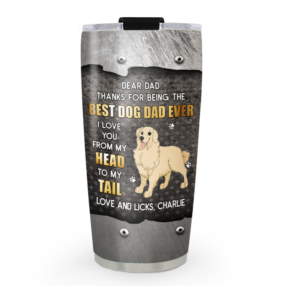 Head To Tail - Premium Personalized Custom 20oz Stainless Steel Tumbler with Thousands of Cool Designs