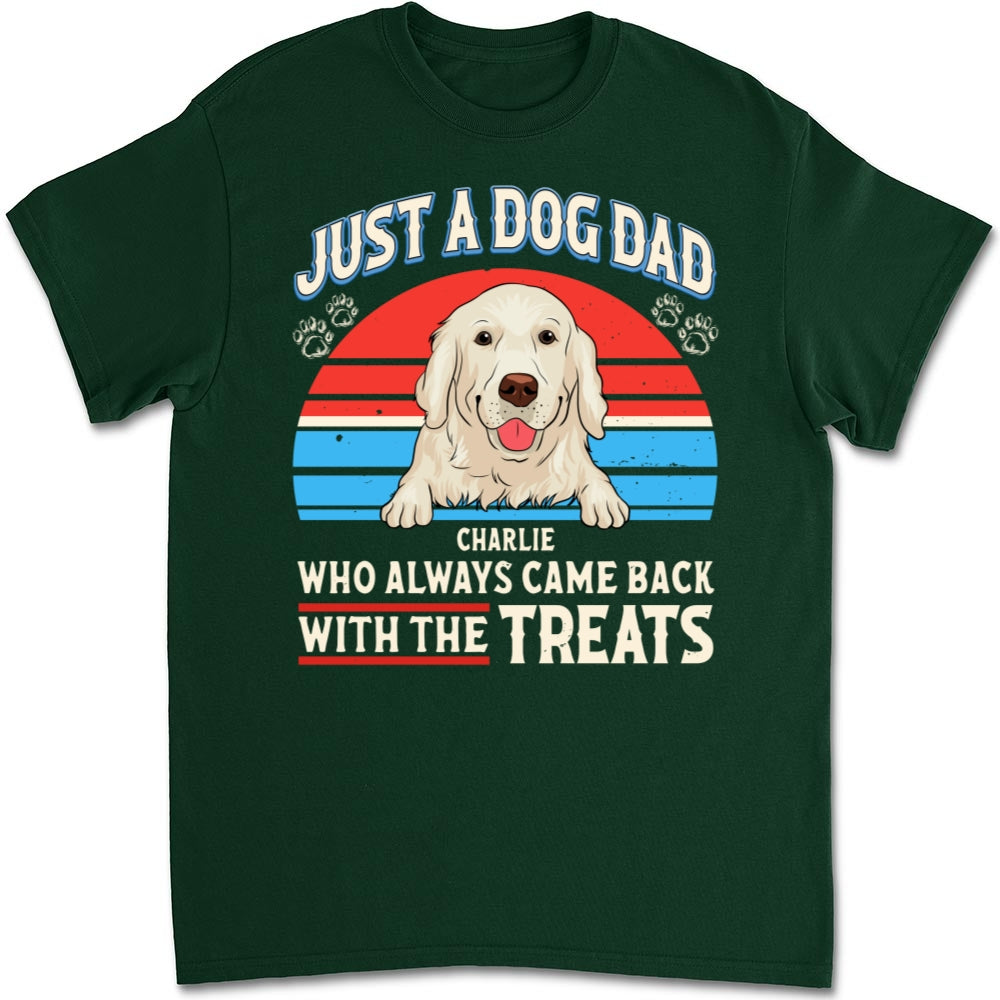 Who Always Came Back - Personalized Custom Unisex 5.3 oz T-shirt for Pet Lovers