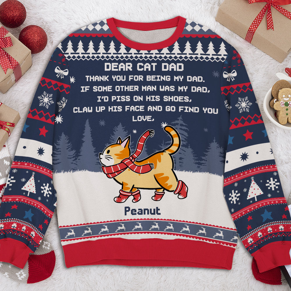 Find You - Personalized Custom All-Over-Print Unisex 8.8 oz Polyester Blend Sweatshirt - Ideal Gift for Pet Lovers