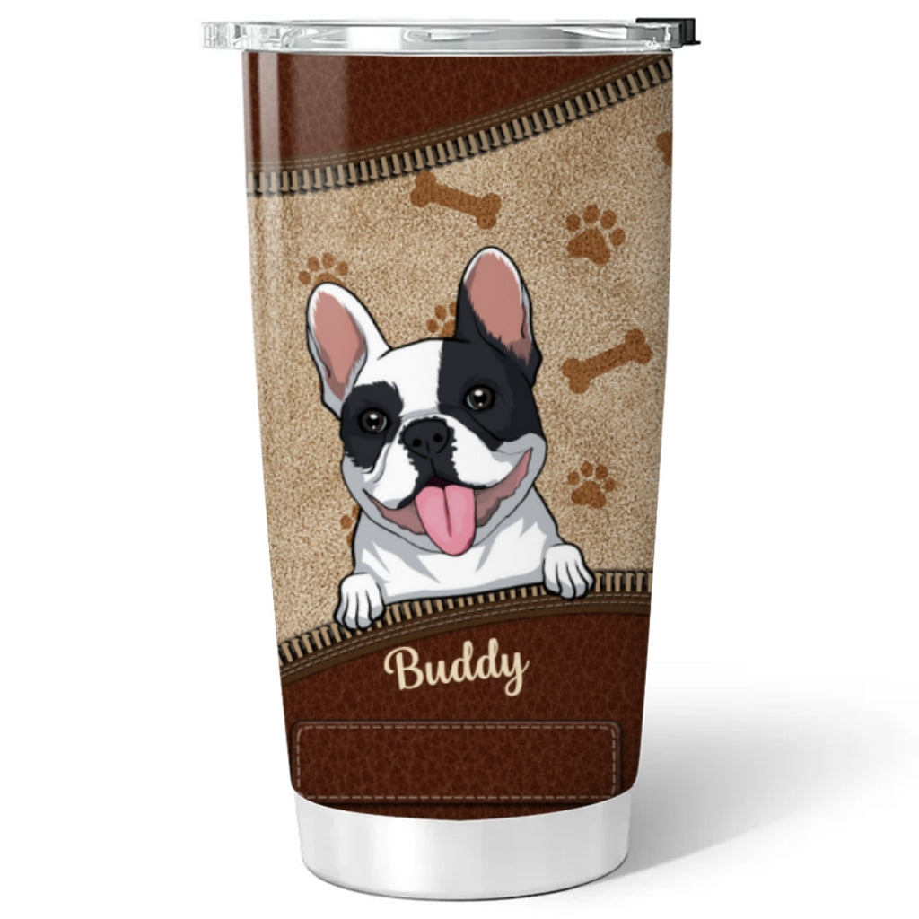 Life Is Better With My Lovely Dog - Personalized Custom 20oz Stainless Steel Tumbler for All Occasions