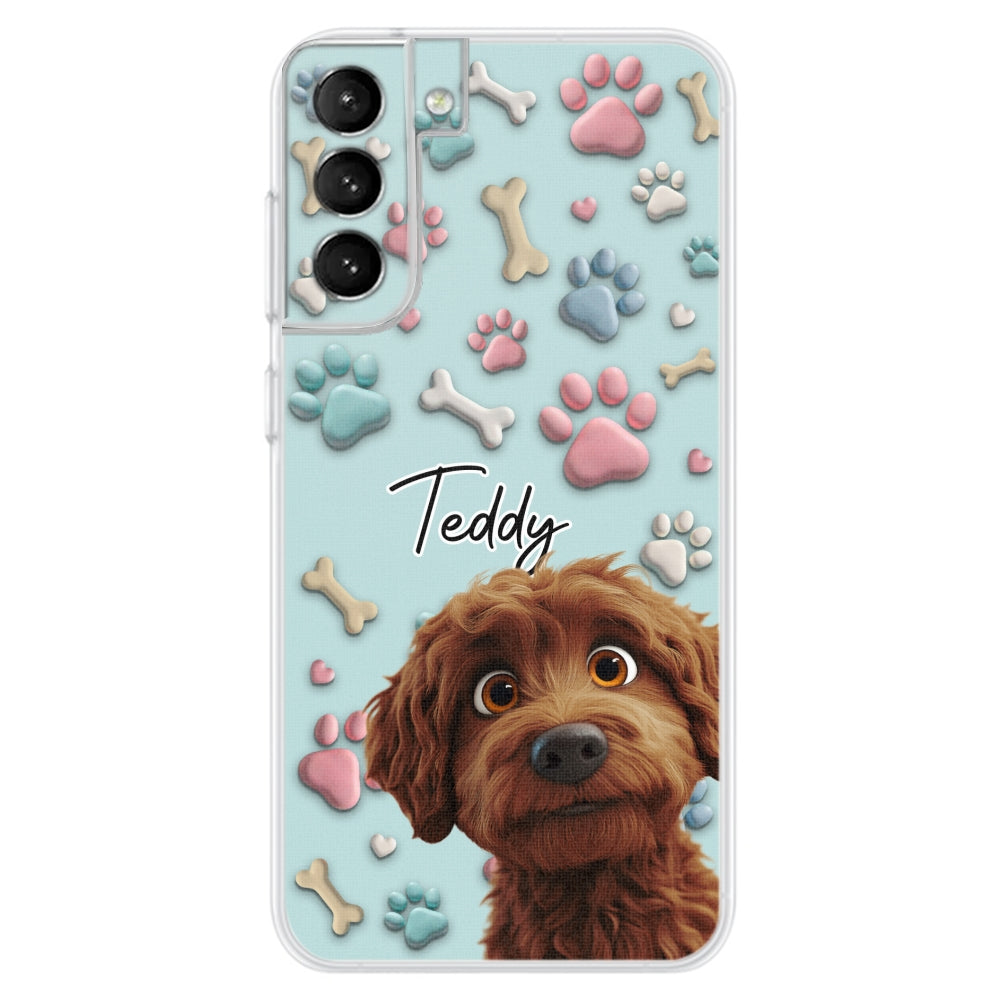 Adorable Dog Cartoon - Customizable Personalized Phone Case for Fashion-Forward Users