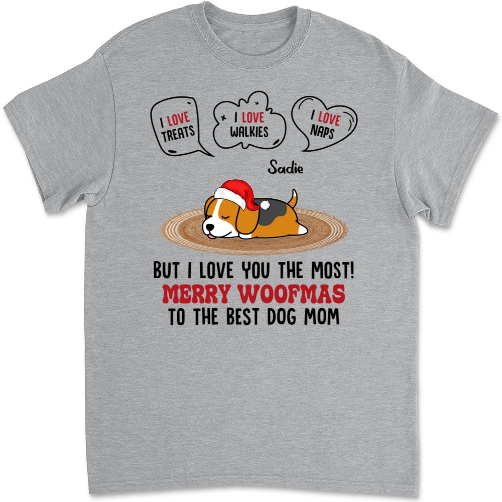 But I Love You The Most - Personalized Custom Unisex 5.3 oz T-shirt for Pet Lovers