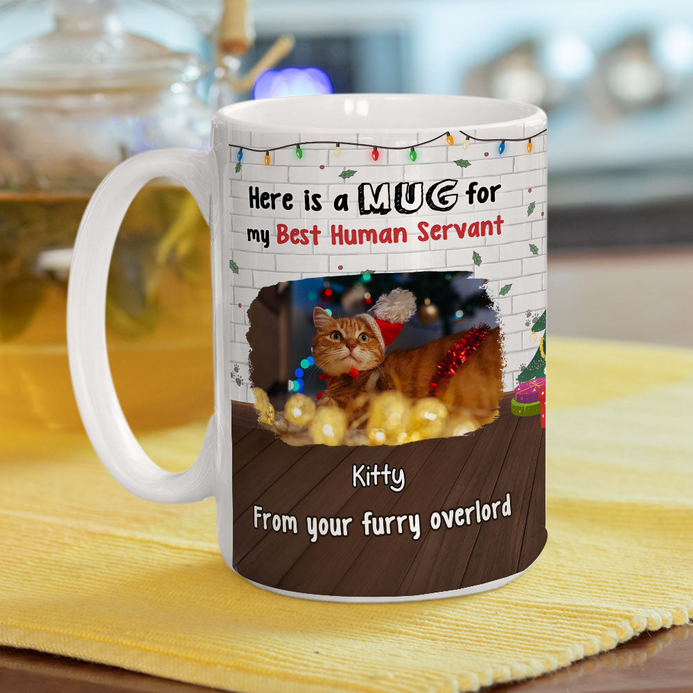 Personalized Custom Cat Mom and Dad Photo Coffee Mug - Ideal for All Beverages
