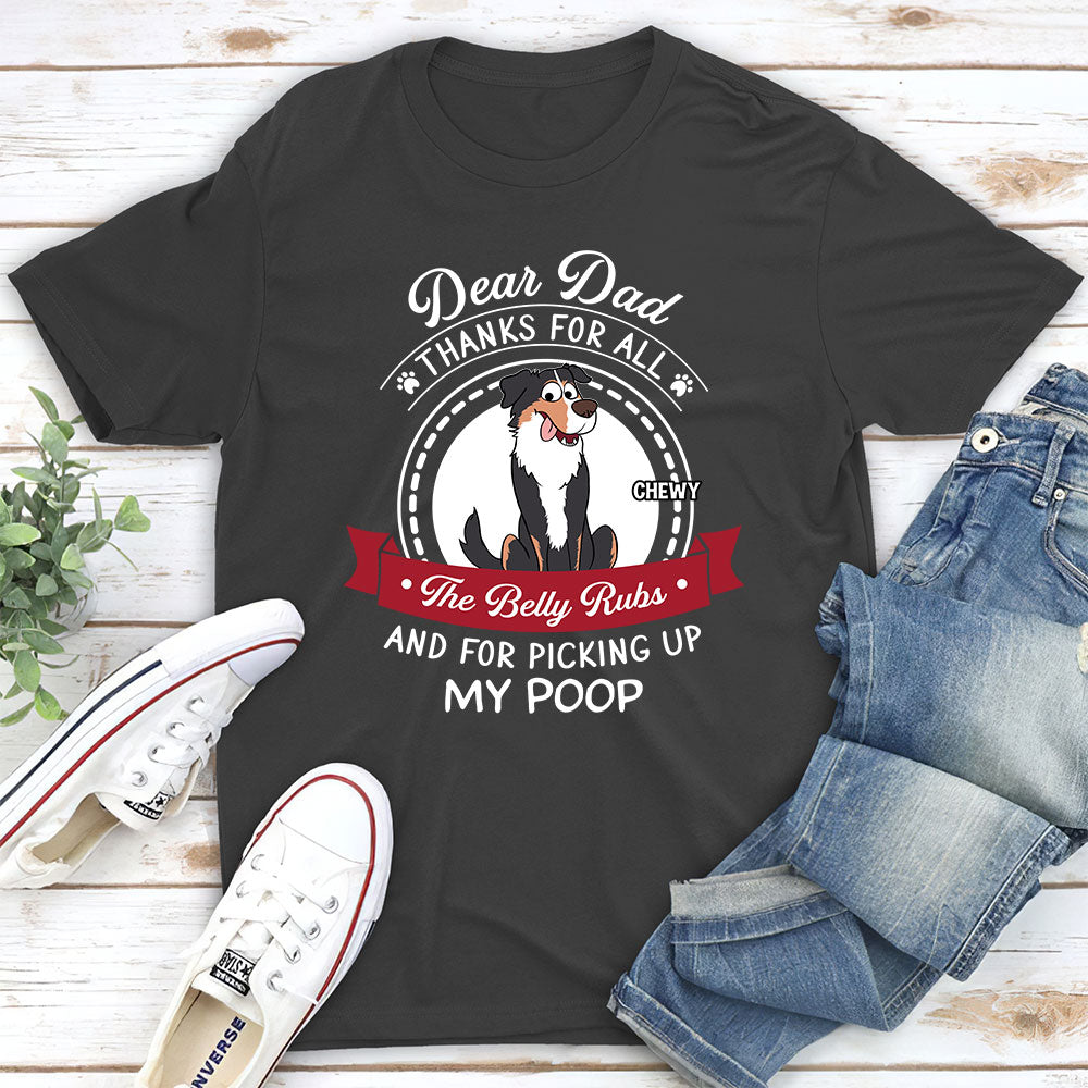 Dear Mom Thanks - Personalized Custom Unisex T-shirt for Pet Lovers