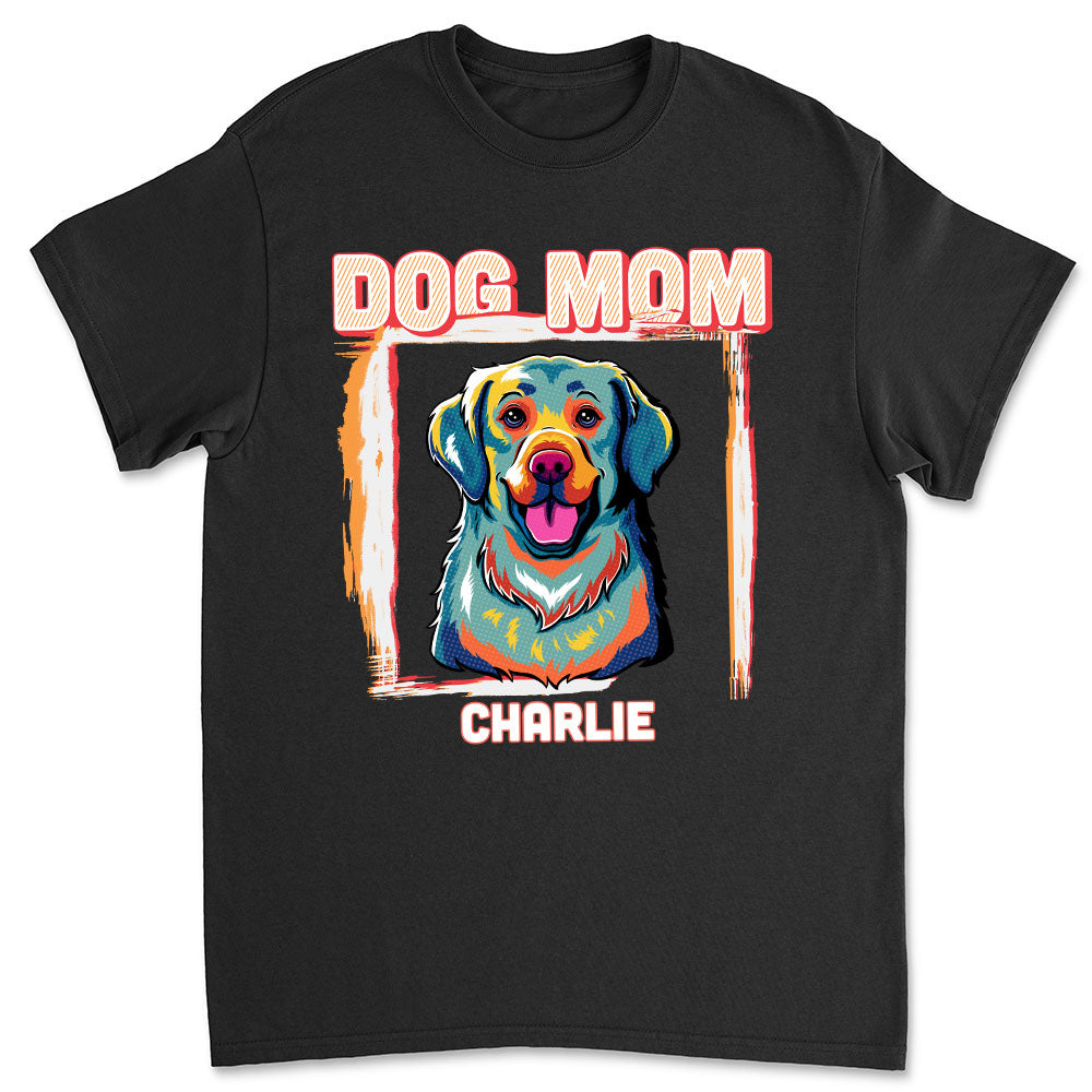 Cool Pop Art Personalized Custom Unisex T-shirt for Dads and Moms