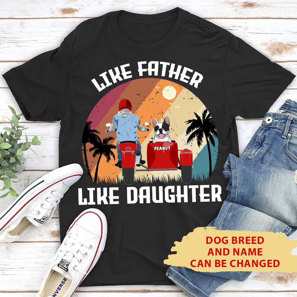 Like Father Like Pet - Personalized Custom Unisex 5.3 oz T-Shirt for Pet Lovers