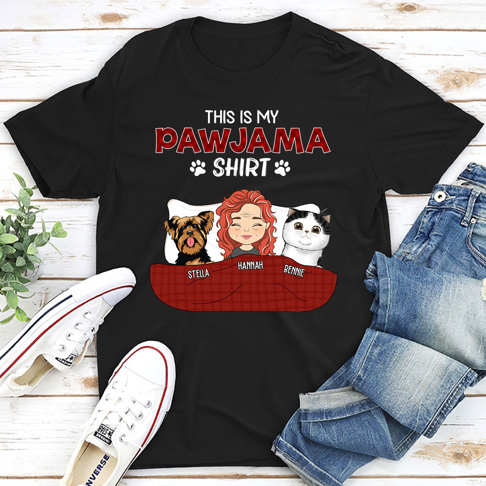 Personalized Custom Unisex Pajama T-shirt - Version 2