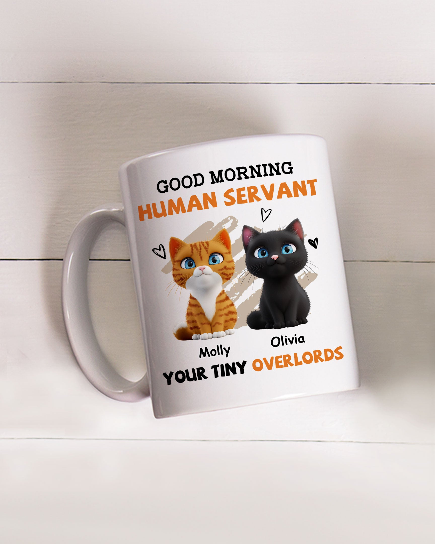 To My Human Servant Ver 2 - Personalized Customizable Coffee Mug for All Beverages