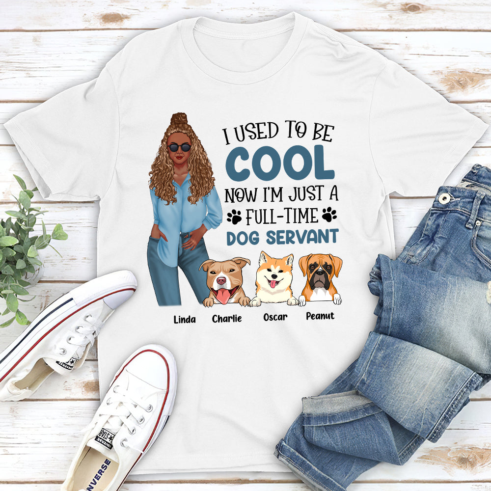 Dog Servant 2 - Personalized Custom Unisex 5.3 oz T-shirt for Pet Lovers