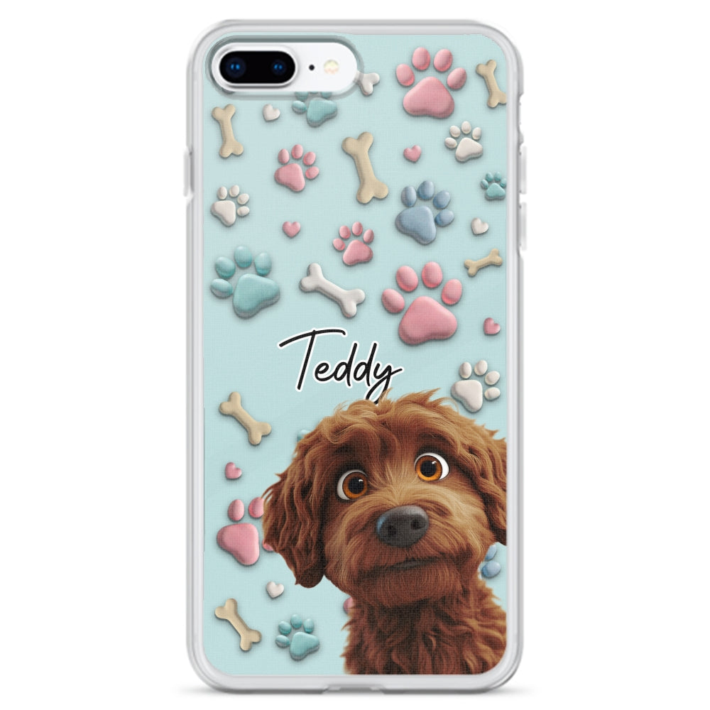 Adorable Dog Cartoon - Customizable Personalized Phone Case for Fashion-Forward Users