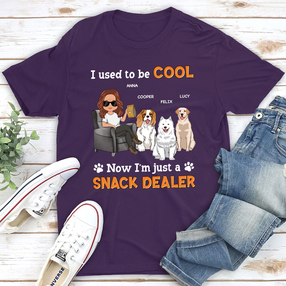 Just Snack Dealer - Personalized Custom Unisex 5.3 oz T-shirt for Pet Lovers