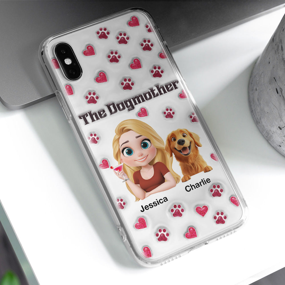 Slay Cartoon Dog Mother - Exclusive Personalized Custom 3D Inflated Effect Phone Case for Stylish Protection
