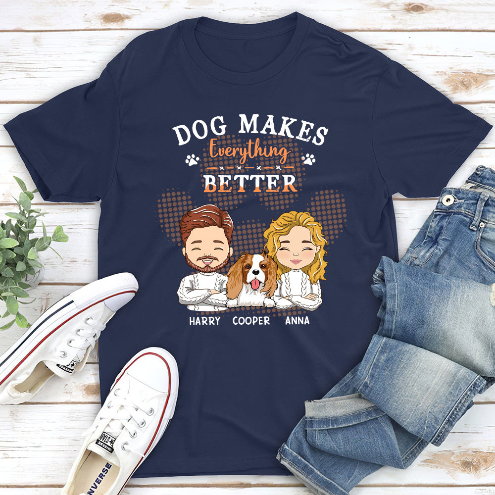 Everything Better - Personalized Custom Unisex 5.3 oz T-shirt for Pet Lovers