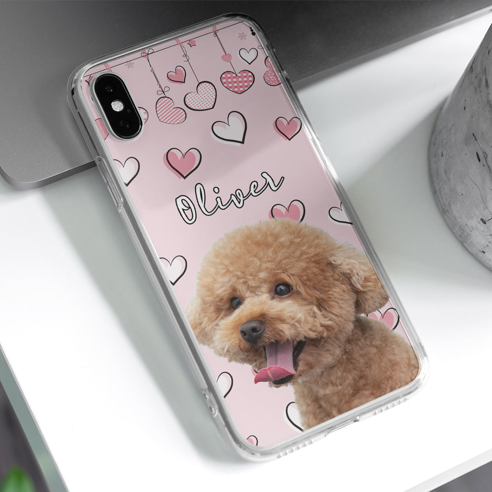 Unique Personalized Custom Pet Portrait Phone Case for Dog and Cat Lovers