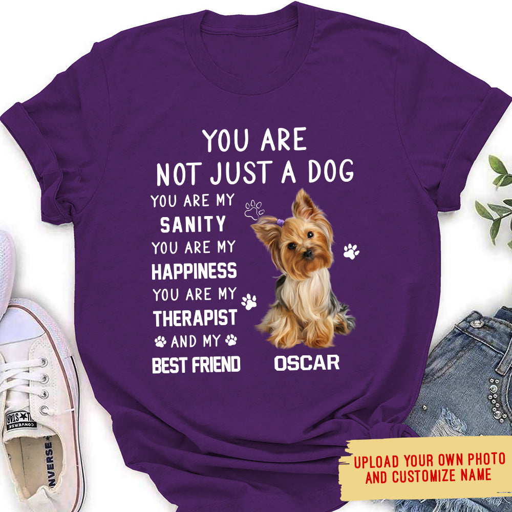 Exclusive Personalized Custom Dog Photo Women's T-shirt - A Must - Have for Pet Lovers