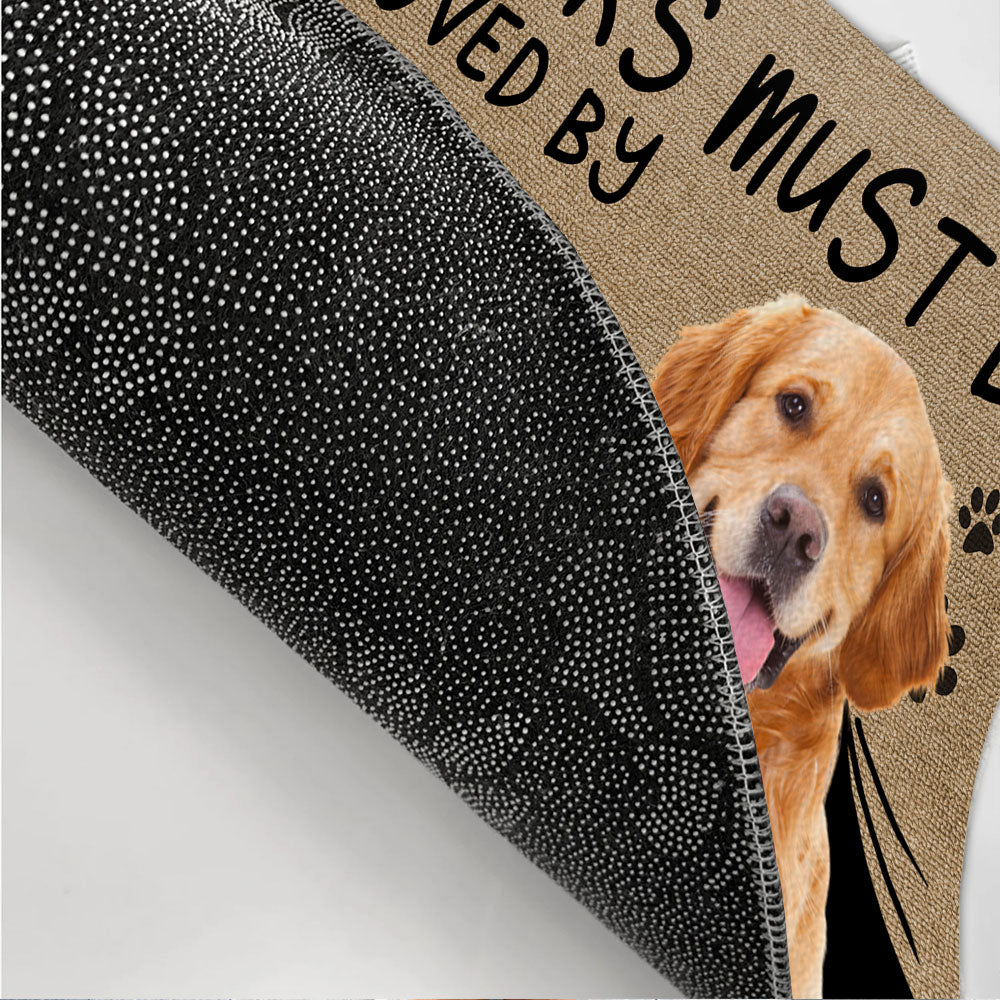 Approved By Pet Photo - Personalized Custom Doormat with Cat Picture, Multiple Sizes Available