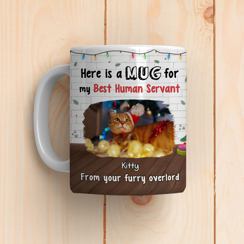Personalized Custom Cat Mom and Dad Photo Coffee Mug - Ideal for All Beverages