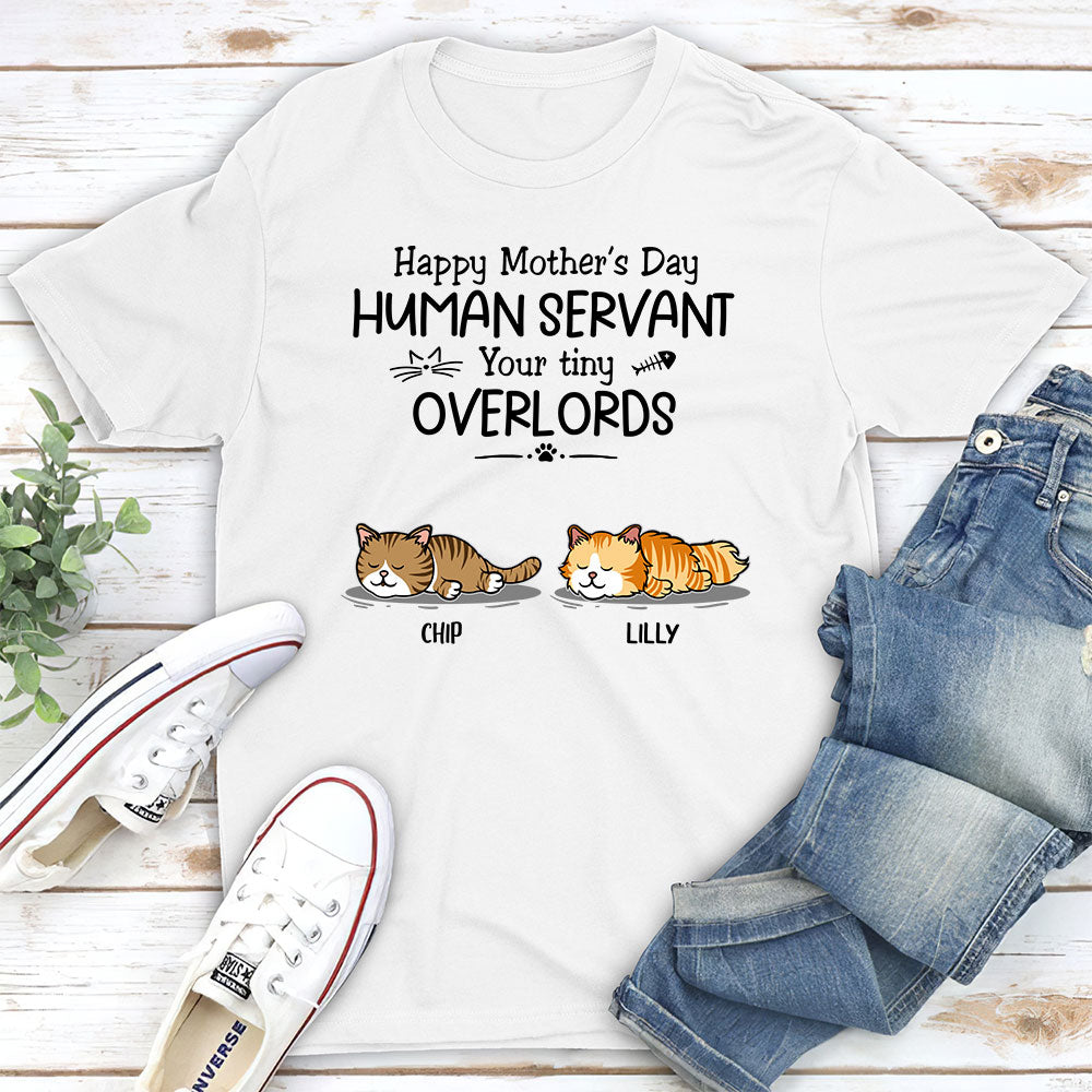 Your Tiny Overlords - Personalized Custom Unisex 5.3 oz T-shirt for Pet Lovers
