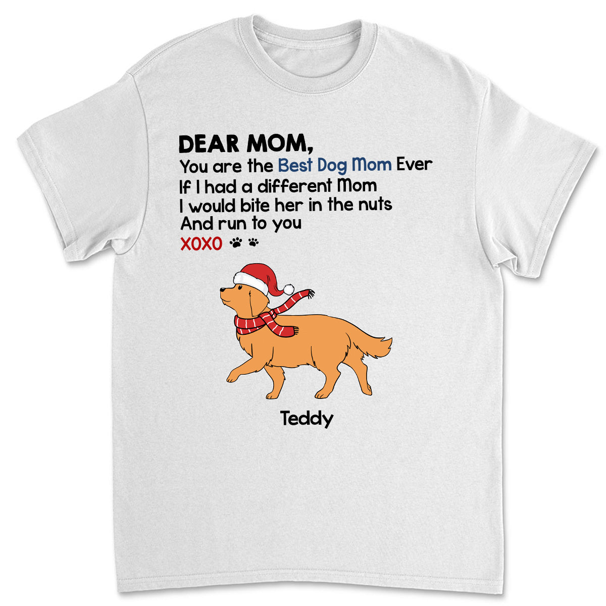 You Are The Best Dog Dad Mom - Personalized Custom Unisex 5.3 oz T-shirt for Pet Lovers