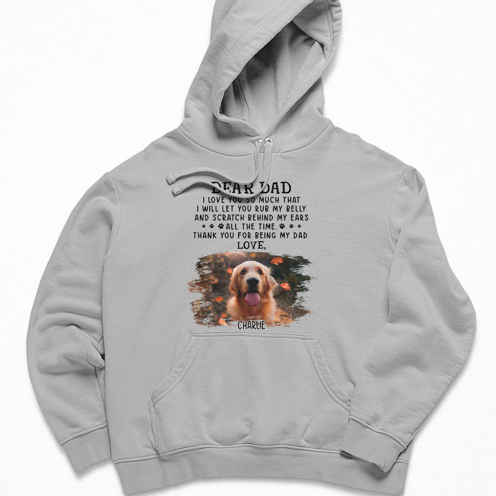 Love So Much Personalized Custom Photo Hoodie - Ideal Gift for Pet Lovers