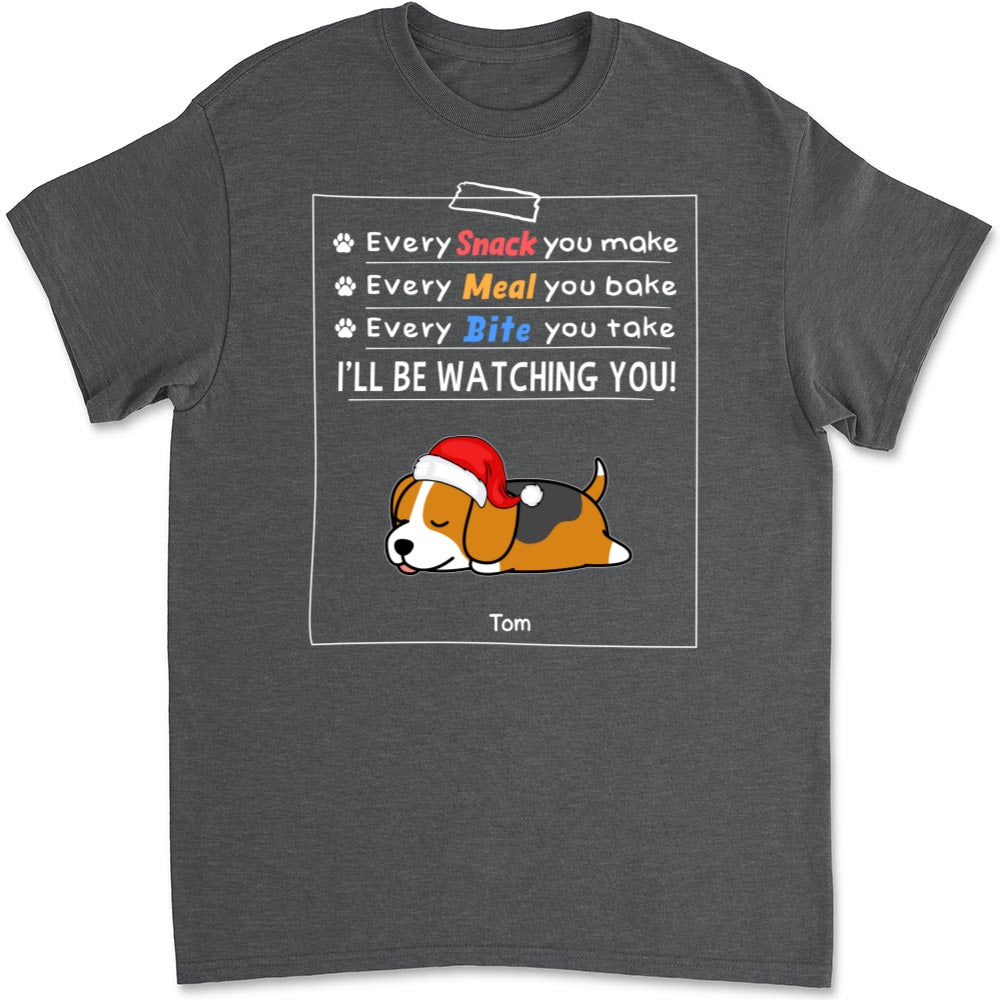 I Will Be Watching You - Personalized Custom Unisex 5.3 oz T-shirt for Pet Lovers