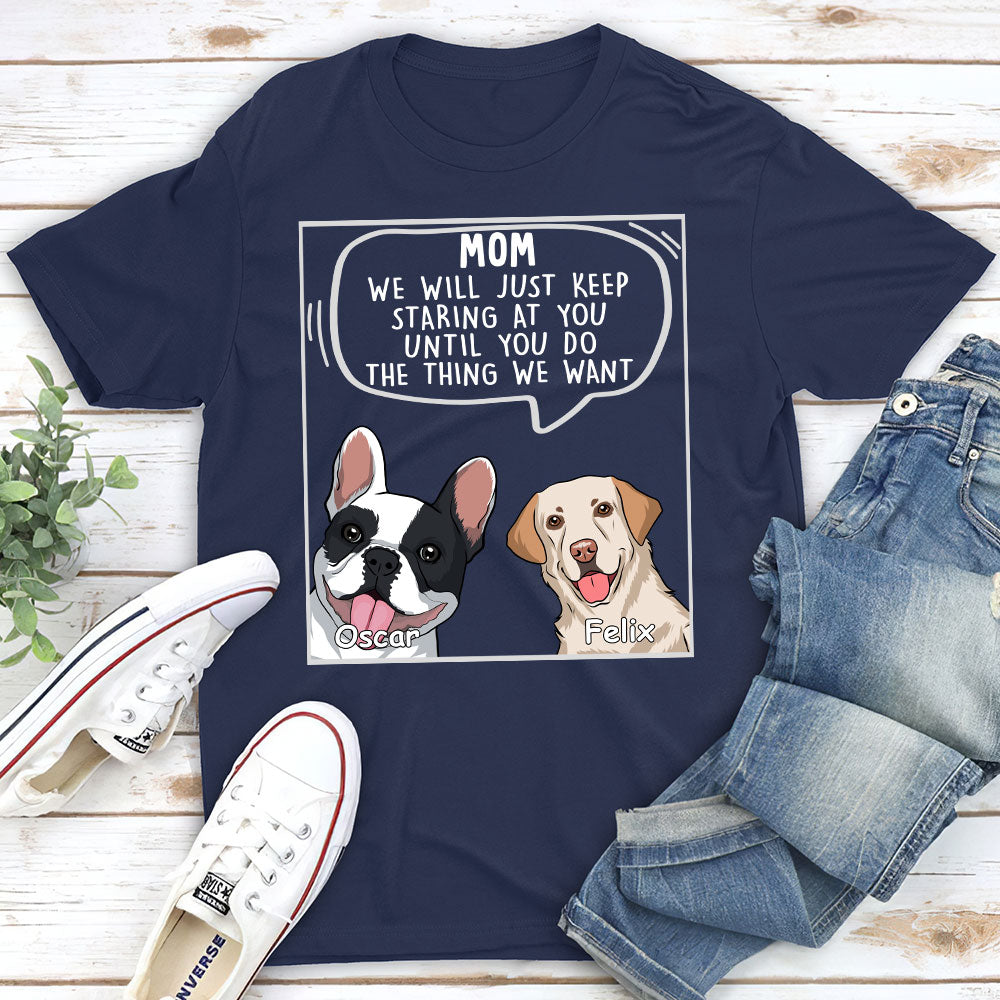 Dogs Will Just 2 - Personalized Custom Premium Men's 4.2 oz T-shirt