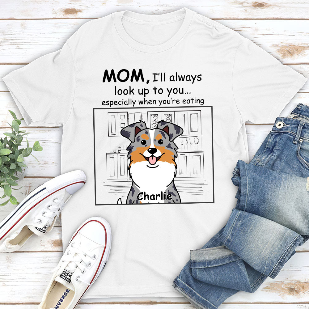 Look Up - Personalized Custom Unisex 5.3 oz T-shirt for Pet Lovers
