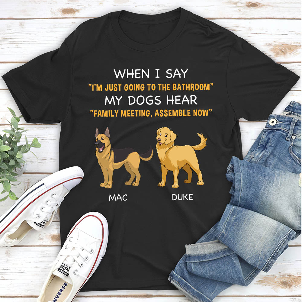 Assemble Now - Personalized Custom Unisex 5.3 oz T-shirt for Pet Lovers
