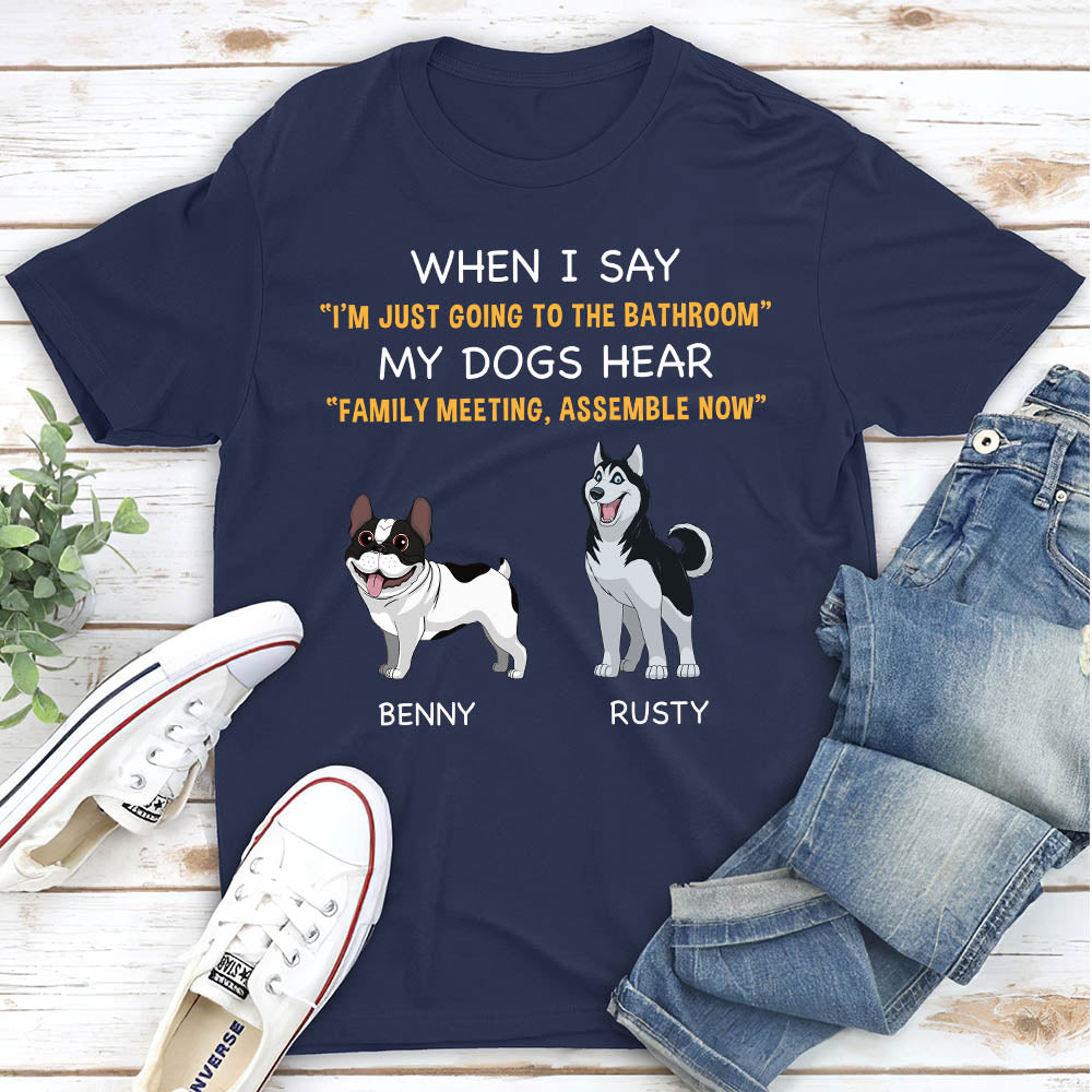 Assemble Now - Personalized Custom Unisex 5.3 oz T-shirt for Pet Lovers
