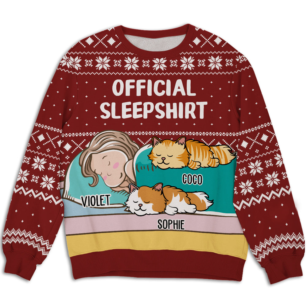 Personalized Custom All-Over-Print Cat Sleepshirt - Ideal Gift for Pet Lovers