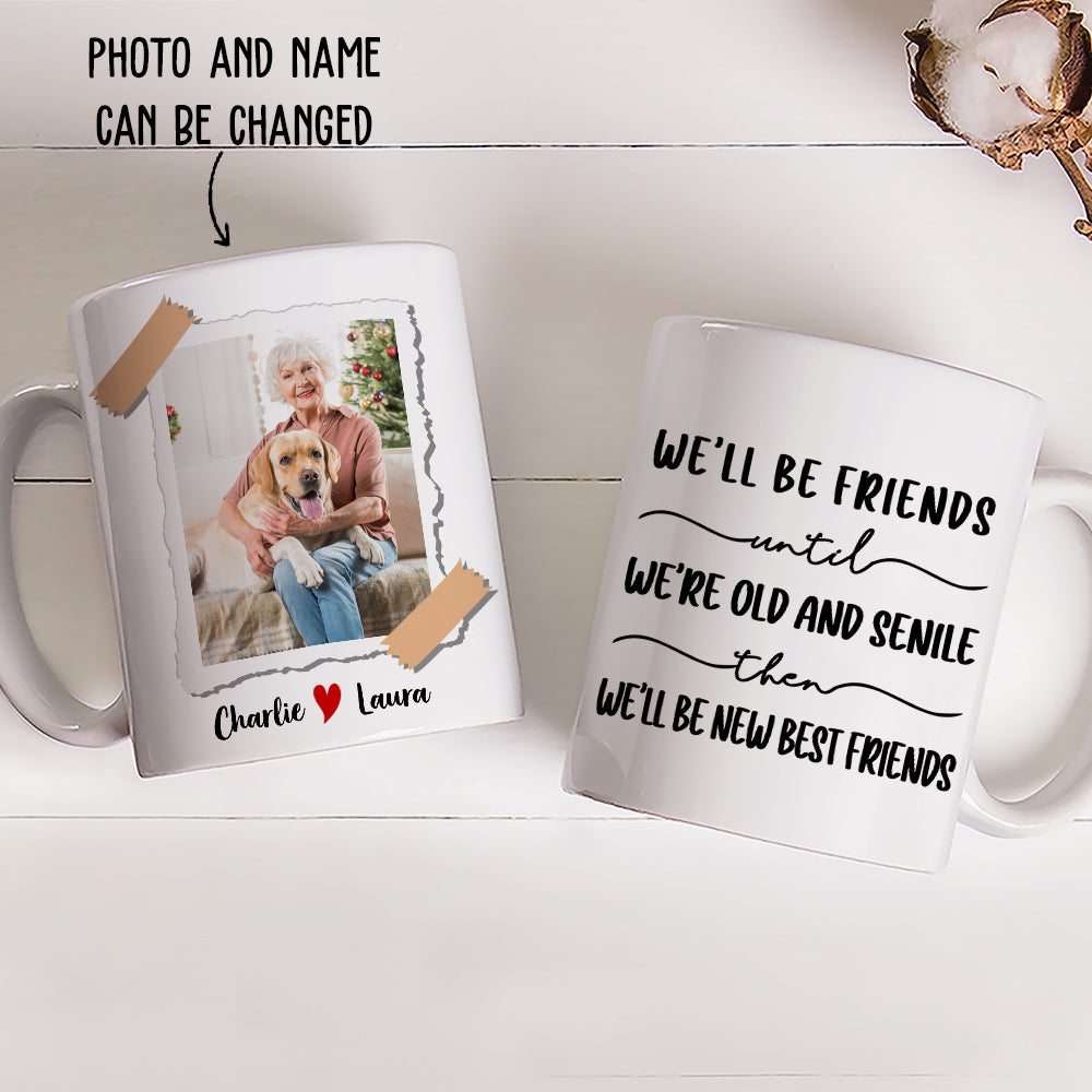 Forever Friends: Personalized Custom Photo Coffee Mug for Pet Lovers