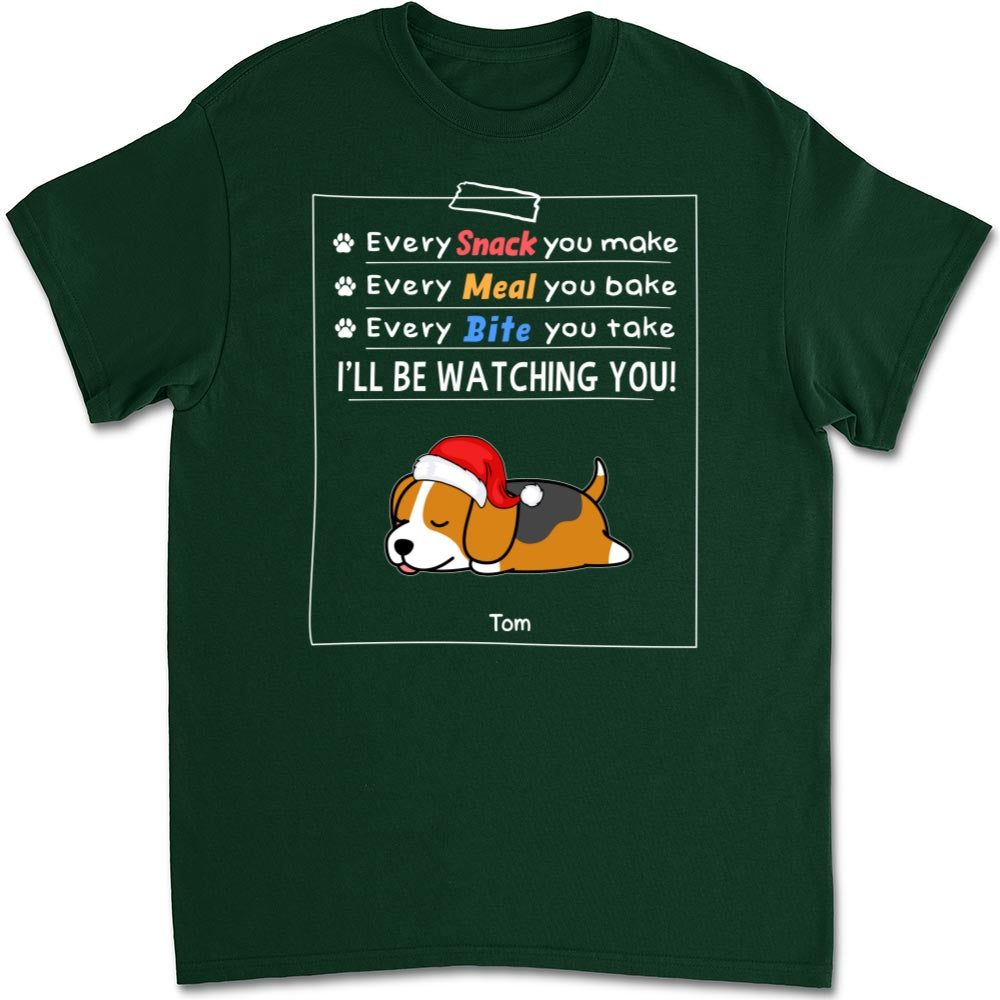 I Will Be Watching You - Personalized Custom Unisex 5.3 oz T-shirt for Pet Lovers