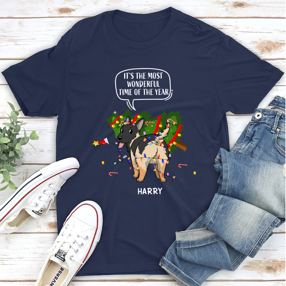 Fantastic Christmas Personalized Custom Unisex 5.3 oz T-Shirt for Pet Lovers