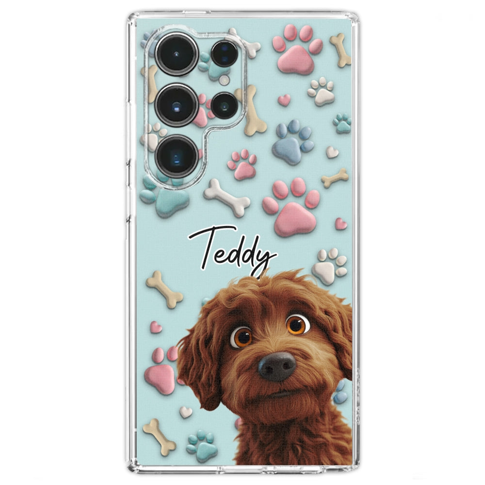 Adorable Dog Cartoon - Customizable Personalized Phone Case for Fashion-Forward Users
