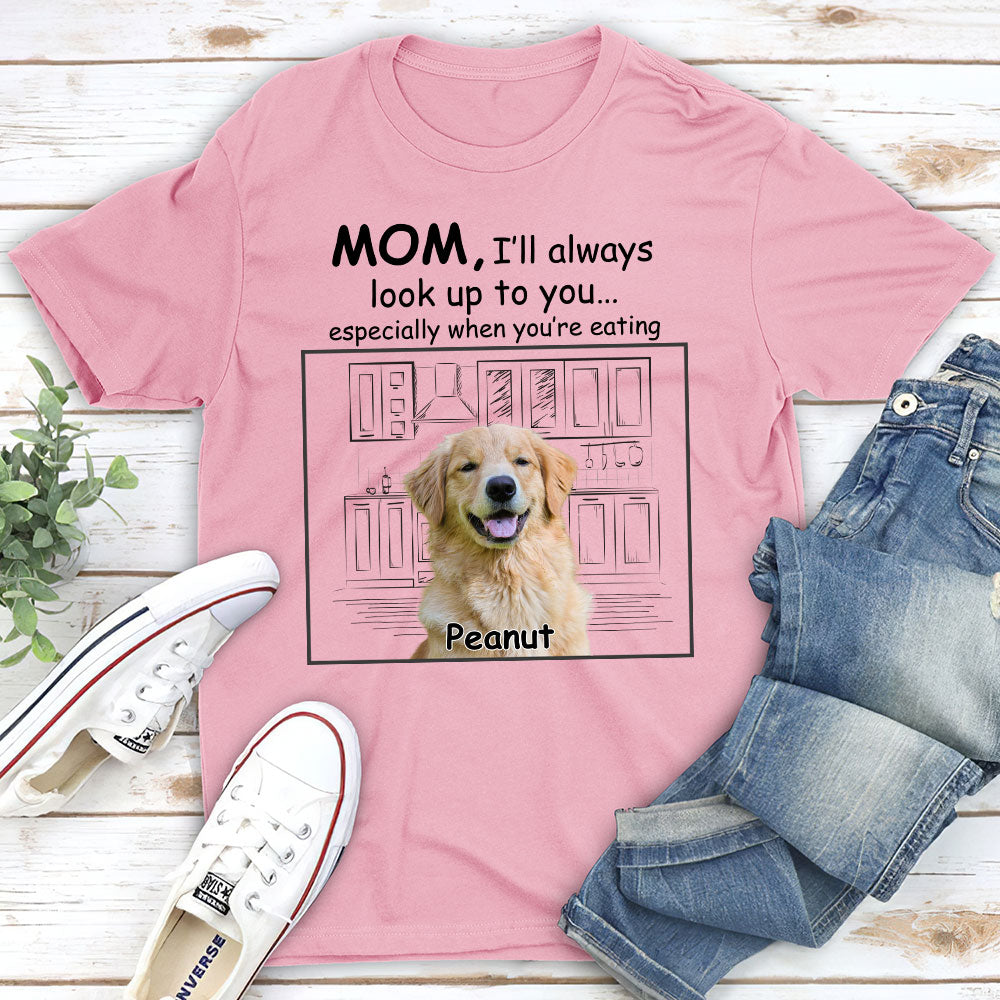 Look Up - Personalized Custom Unisex 5.3 oz T-shirt for Pet Lovers