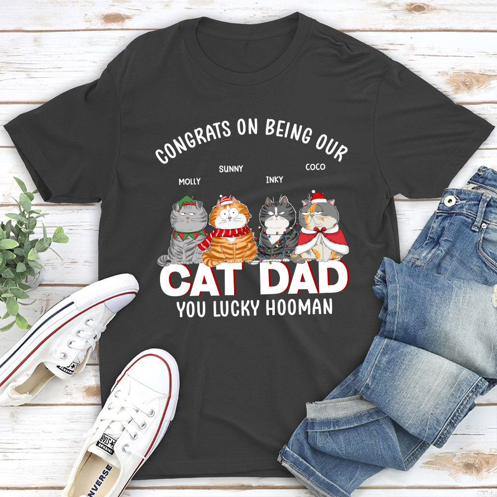 Congrats Hooman - Premium Personalized Custom Unisex T-shirt for Pet Lovers