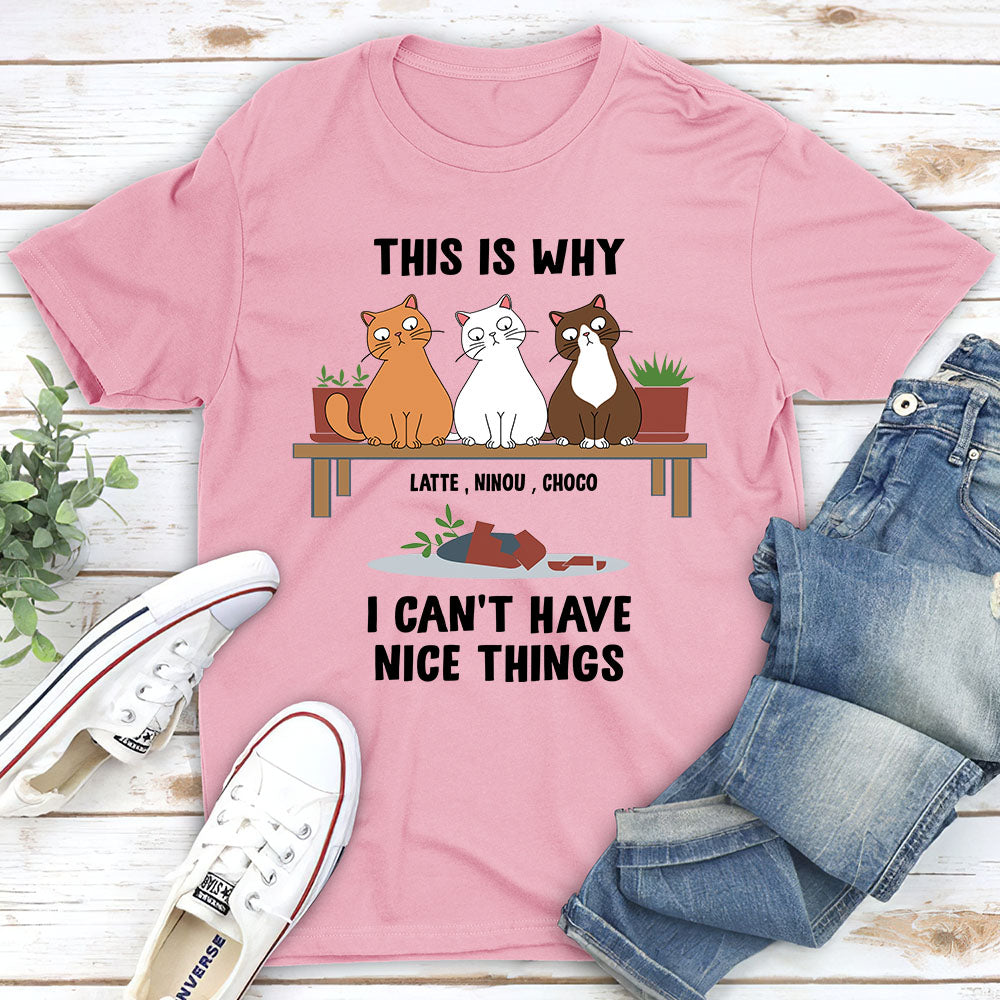 Cat Lovers' Personalized Custom Unisex 5.3 oz T-shirt