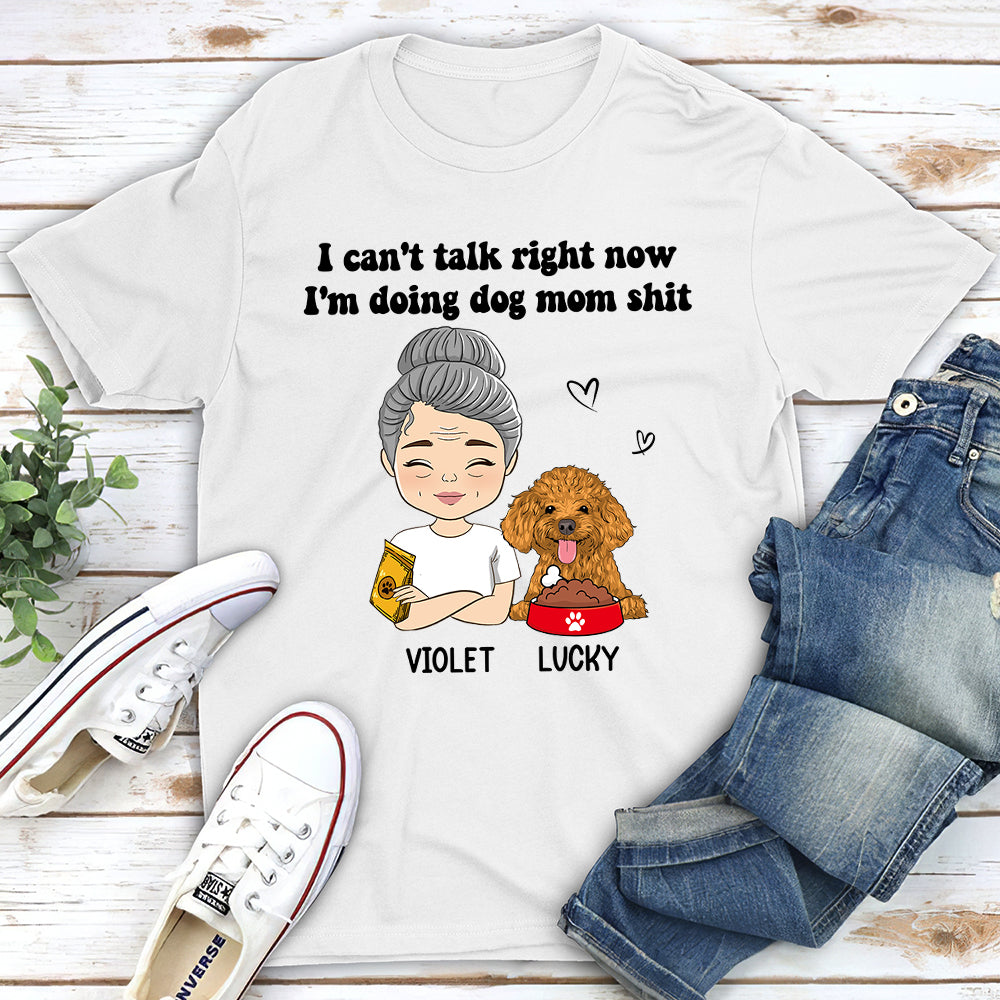 Talk Right Now - Personalized Custom Unisex 5.3 oz T-shirt for Pet Lovers