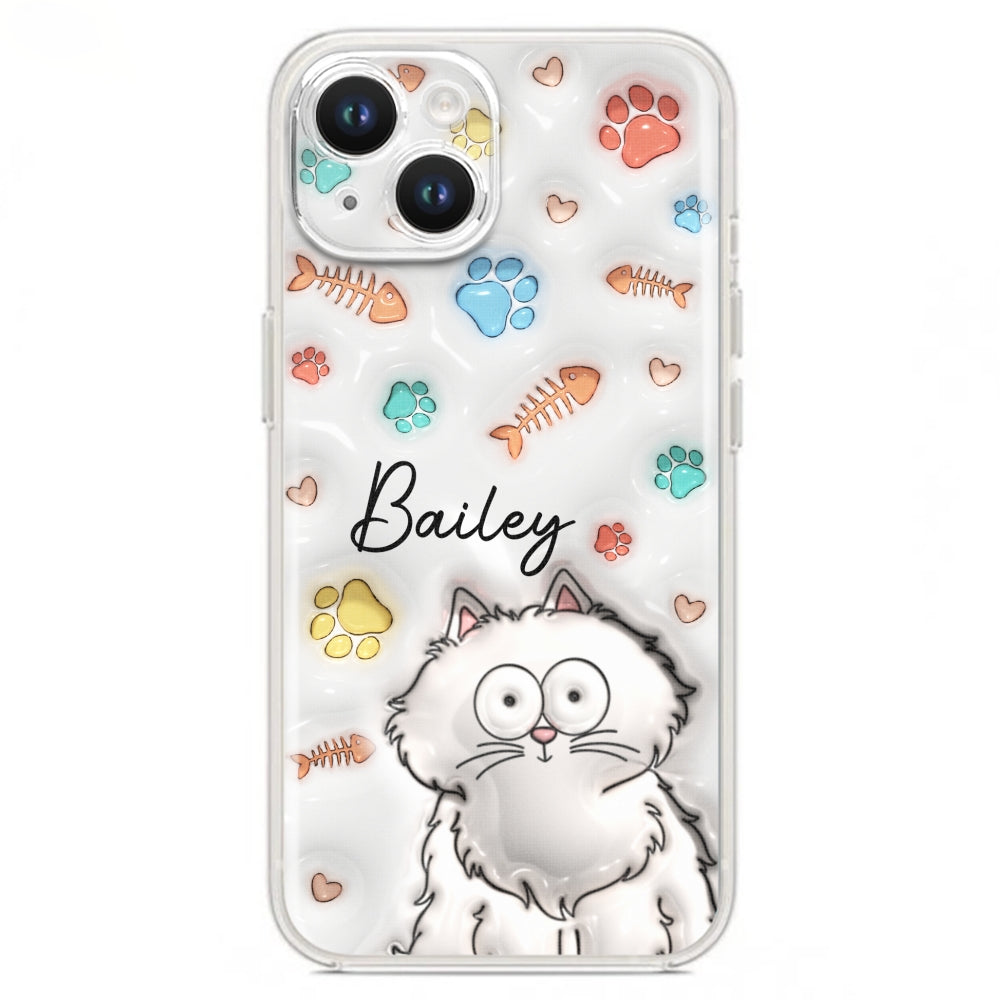 My Lovely Fur Babies - Personalized Custom 3D Inflated Effect Smartphone Case for Fashionable Protection