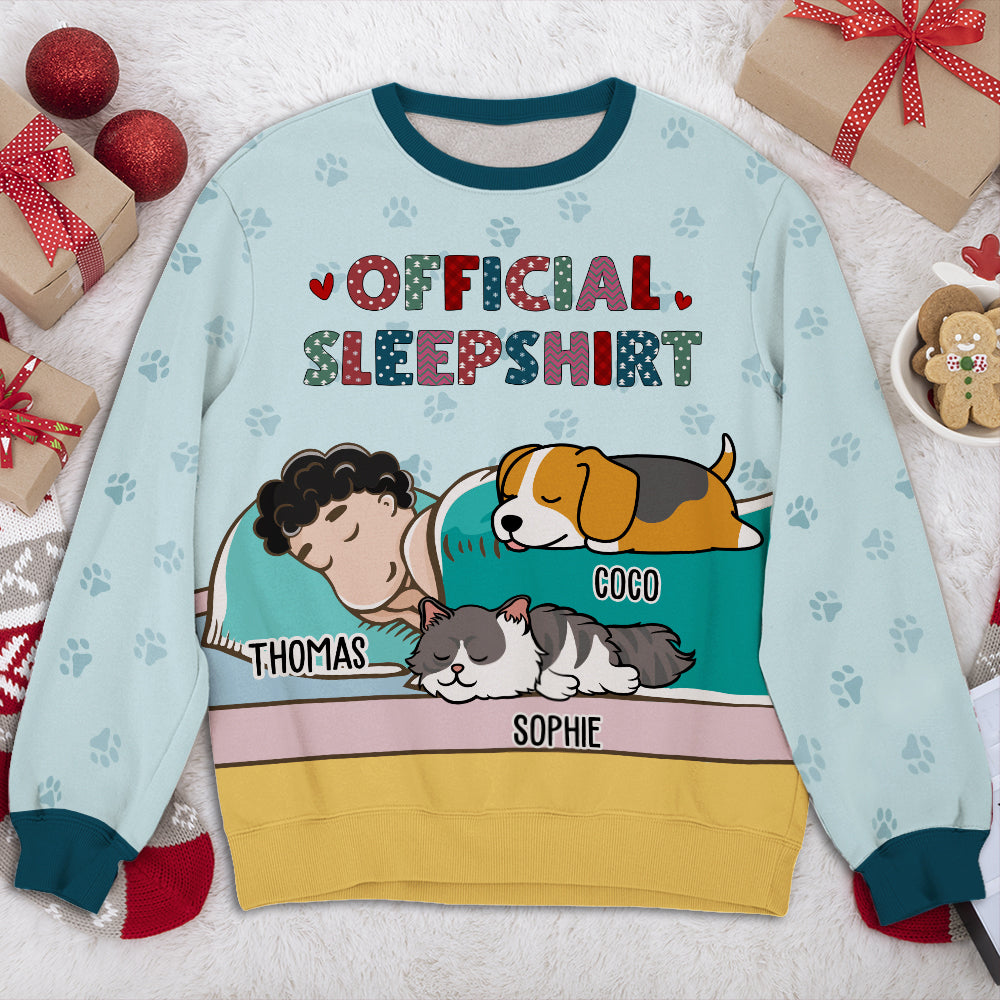 Personalized Custom All-Over-Print Pet Official Sleepshirt - Ideal Gift for Pet Lovers