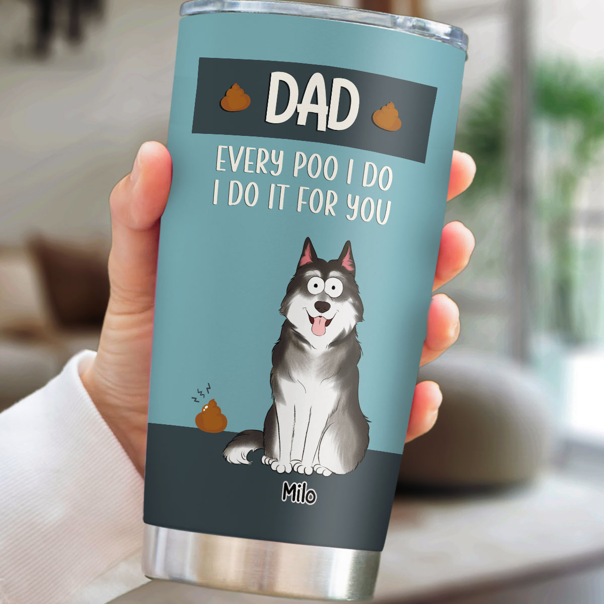 For You, Dad and Mom - Customizable Personalized 20oz Tumbler with Thousands of Cool Designs