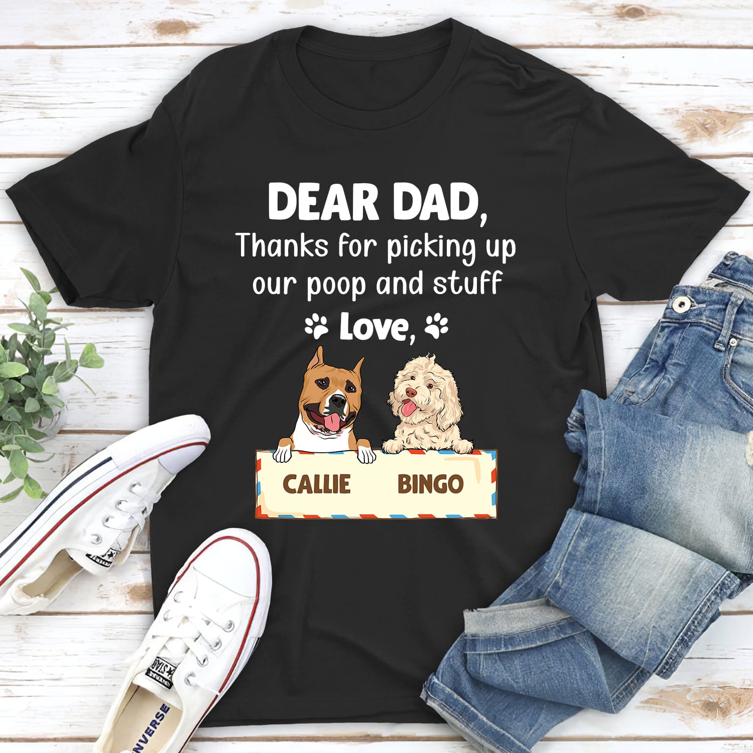 Personalized Custom Unisex Letter To Mom T-shirt - Ideal Gift for Pet Lovers