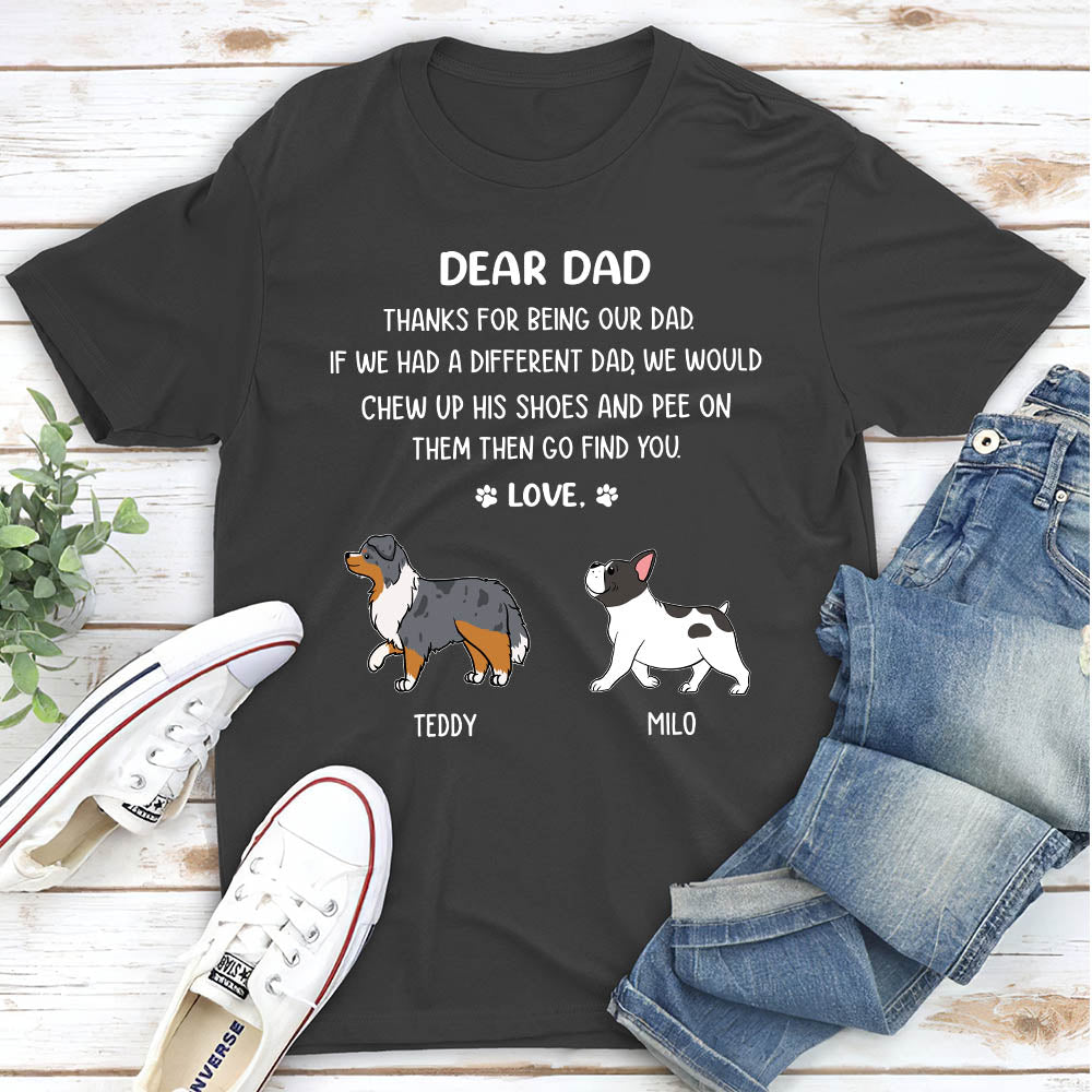 Thanks Mom - Personalized Custom Unisex 5.3 oz T-shirt for Pet Lovers