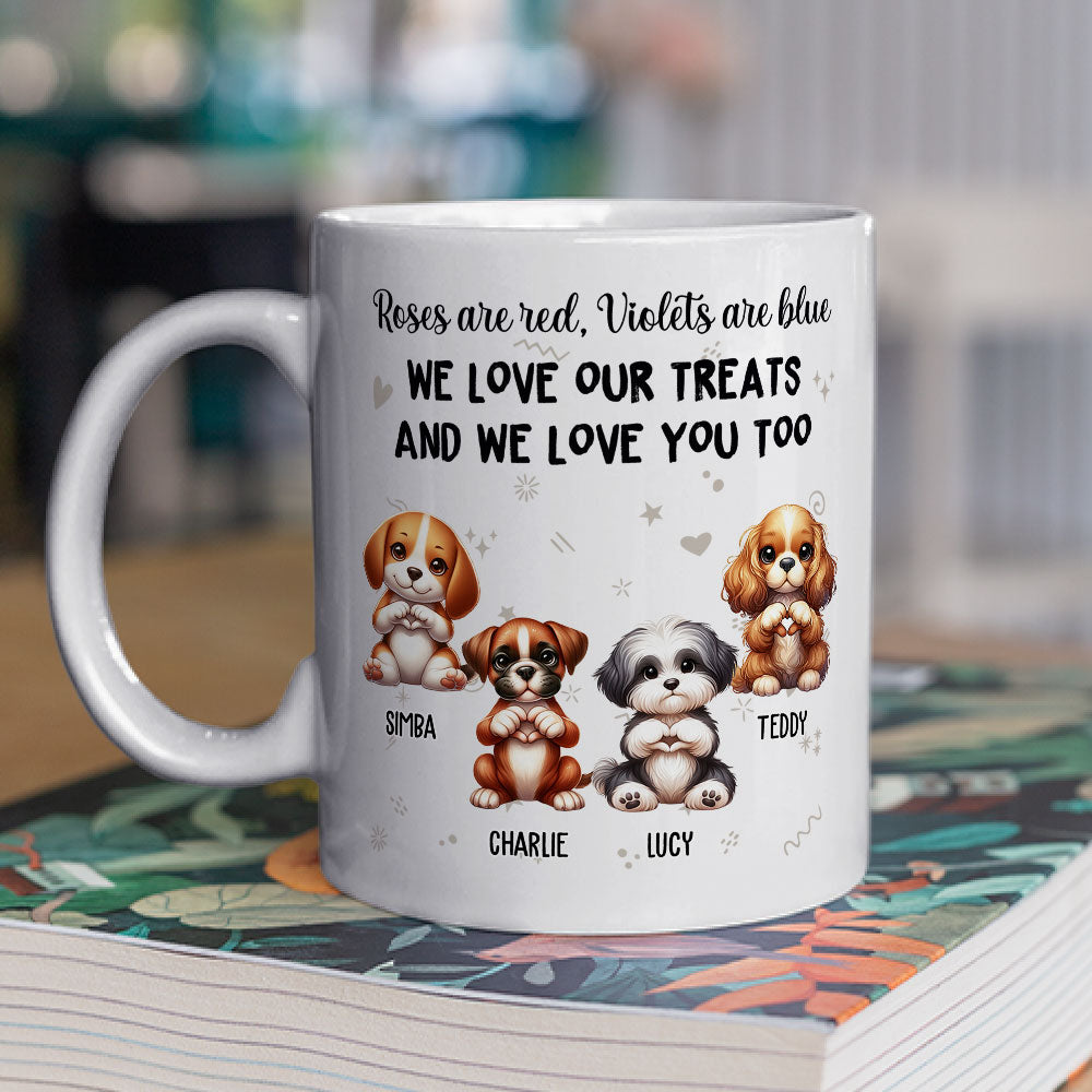 Love Treats Love You - Premium Personalized Custom Coffee Mug for Pet Lovers