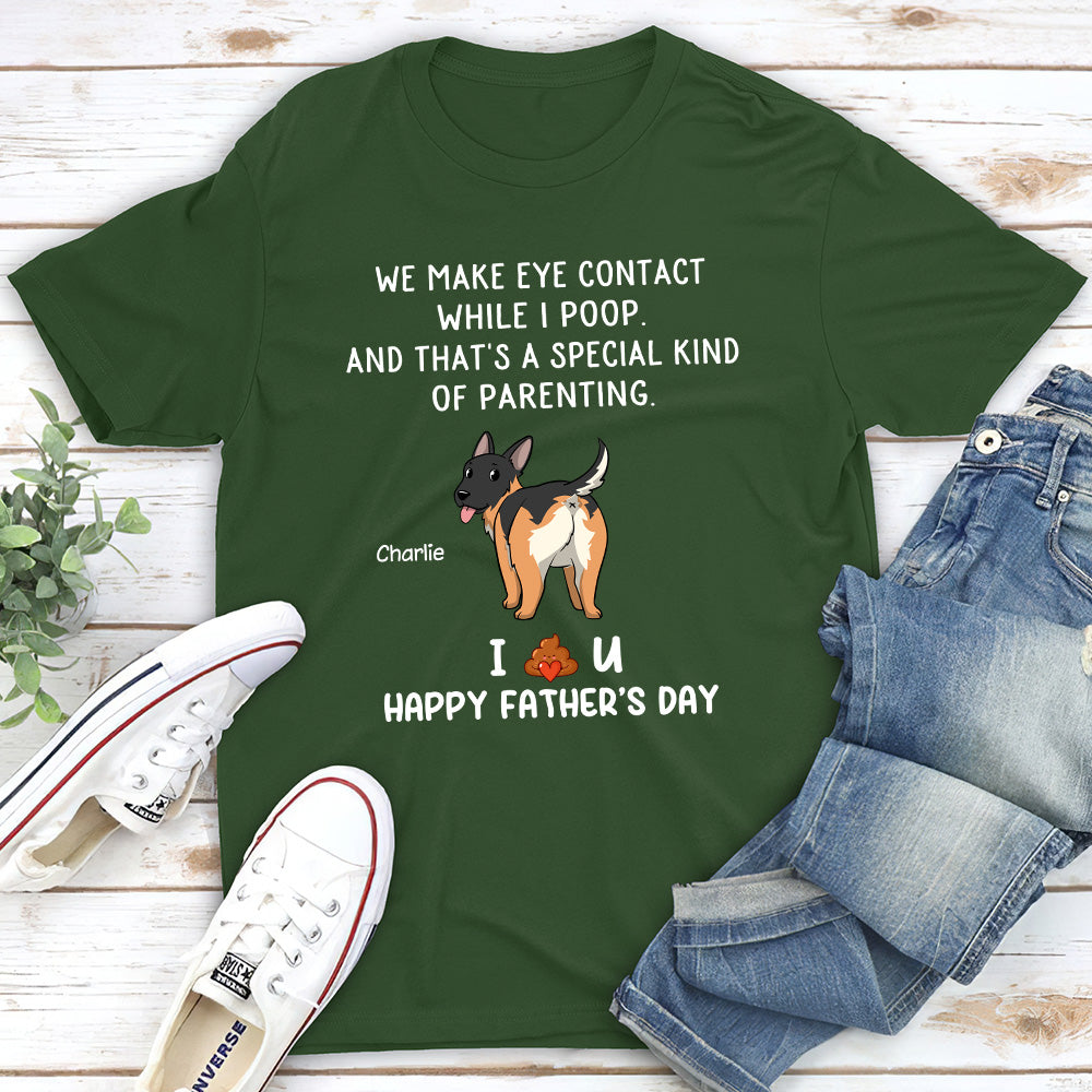 Kind Of Parenting - Personalized Custom Unisex 5.3 oz T-shirt for Pet Lovers